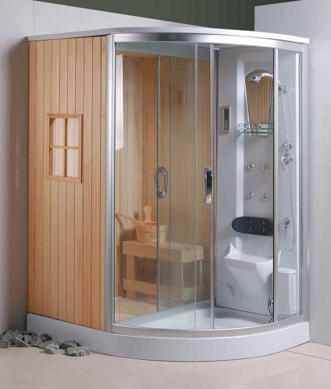 modern sauna duşakabin tasarımı